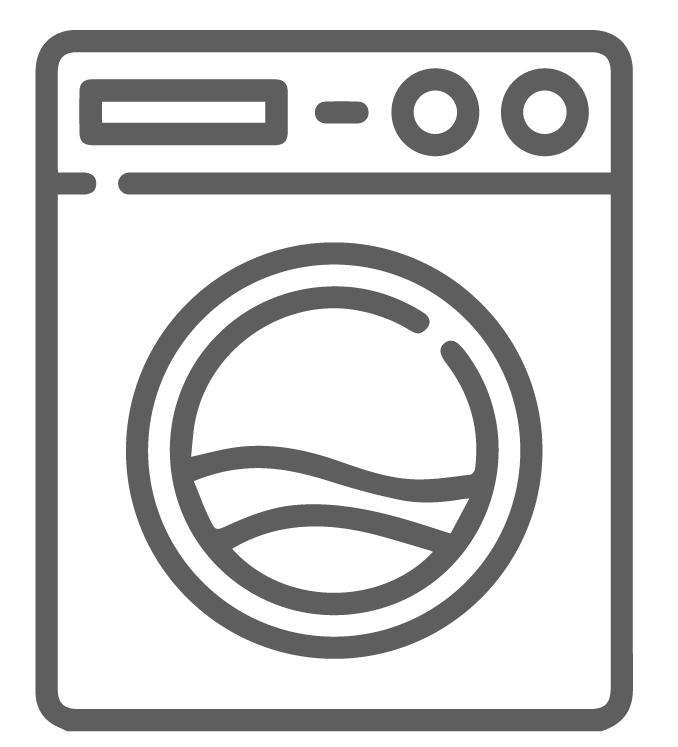 Modern card operated laundry